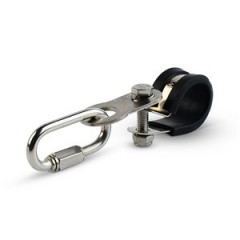 Скобы обрезиненные MGF W5 (руббер) с карабином